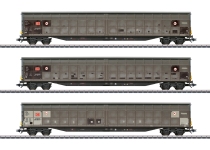 Märklin 48067 - H0 - 3-tlg. Set Schiebewandwagen gealtert, DB Cargo, Ep. VI